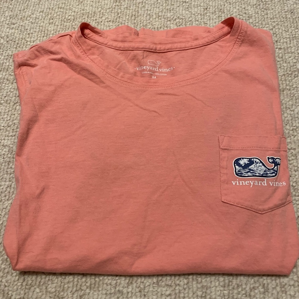 Pink Vineyard Vines tee